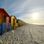 Colourful beach huts at Muizenberg