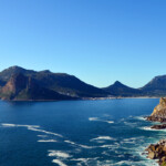 The view of Hout Bay from Chapman's peak, just up the road
