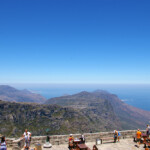 The view from the cable car area on top of Table Mountain